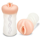 Zolo Clear Girlfriend Masturbator Dual-Density Stroker Strokers - Manual
